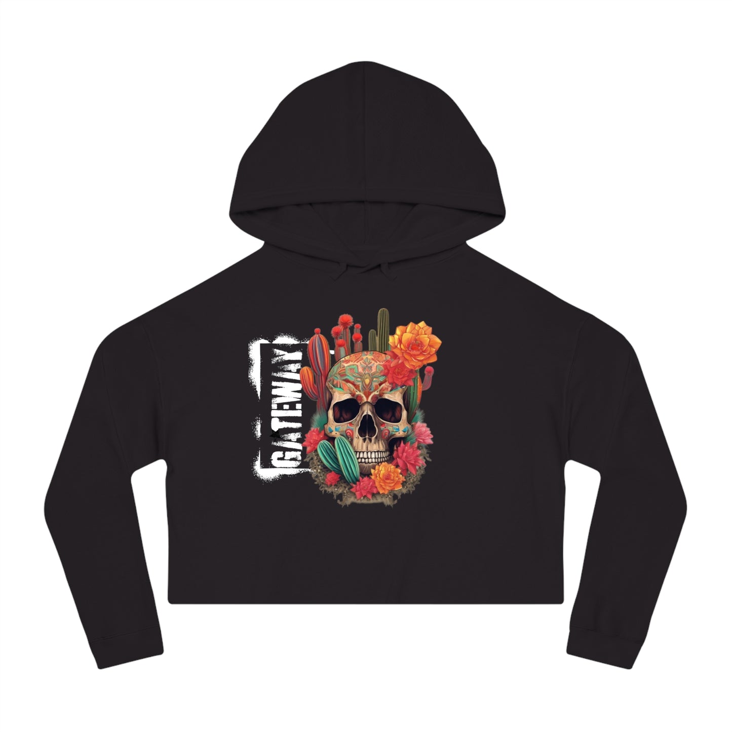 Desert Skull Cropped Hood - Gateway Apparel Co.