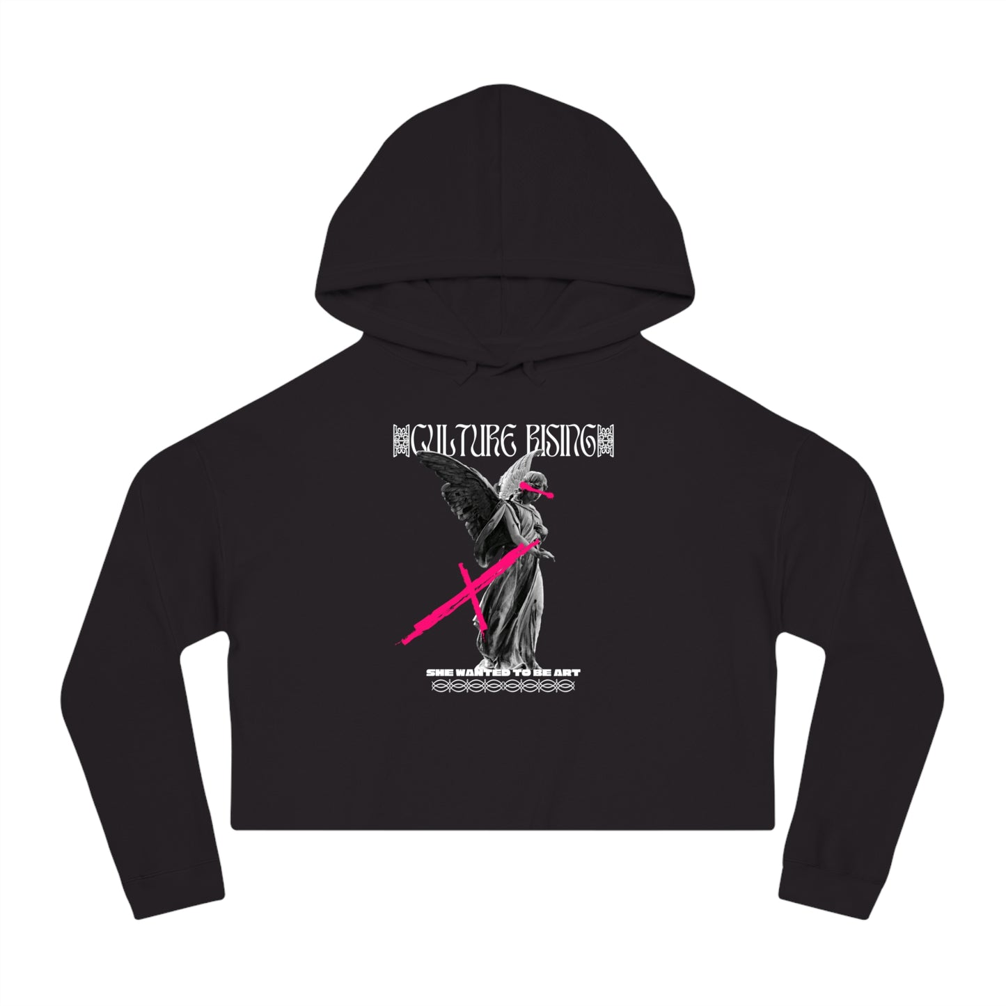 She Wanted To Be Art Cropped Hood* - Gateway Apparel Co.