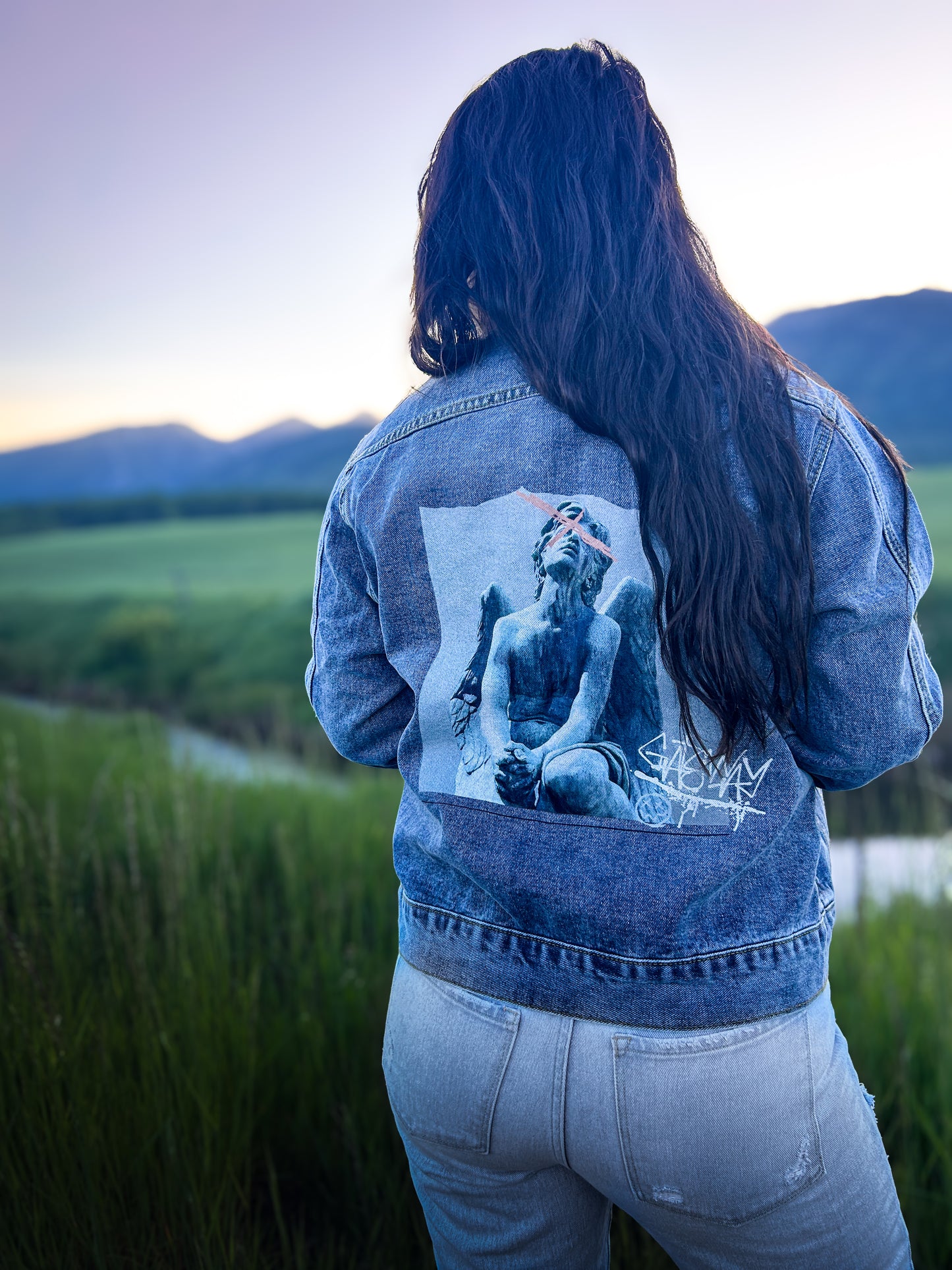 1989 Angel Denim Jacket - Gateway Apparel Co.