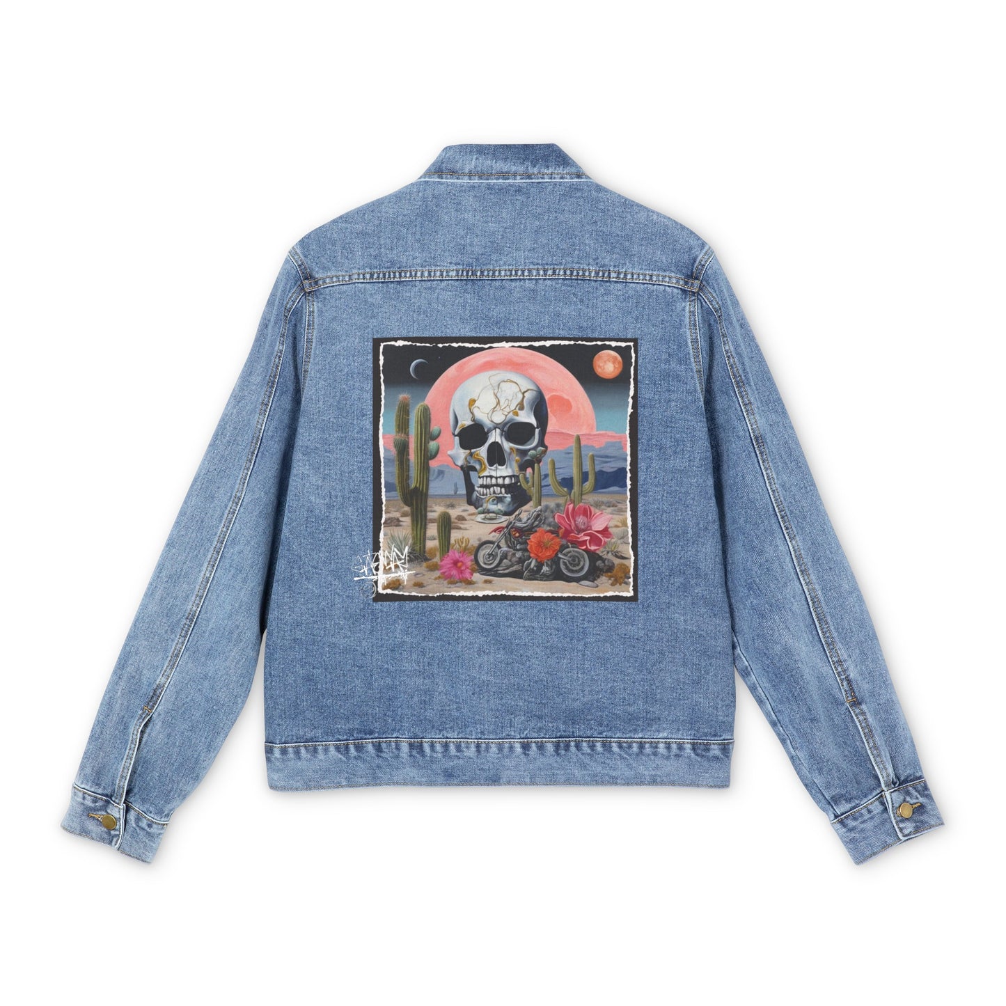 Desert Flower Denim Jacket - Gateway Apparel Co.
