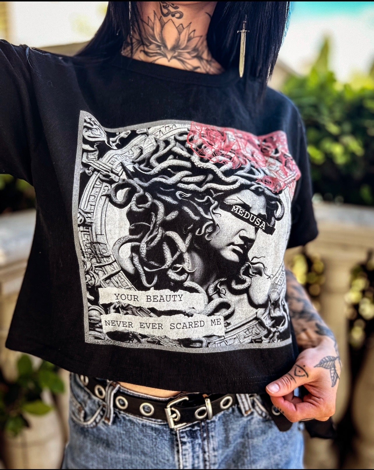 Medusa Boxy Crop Top - Gateway Apparel Co.
