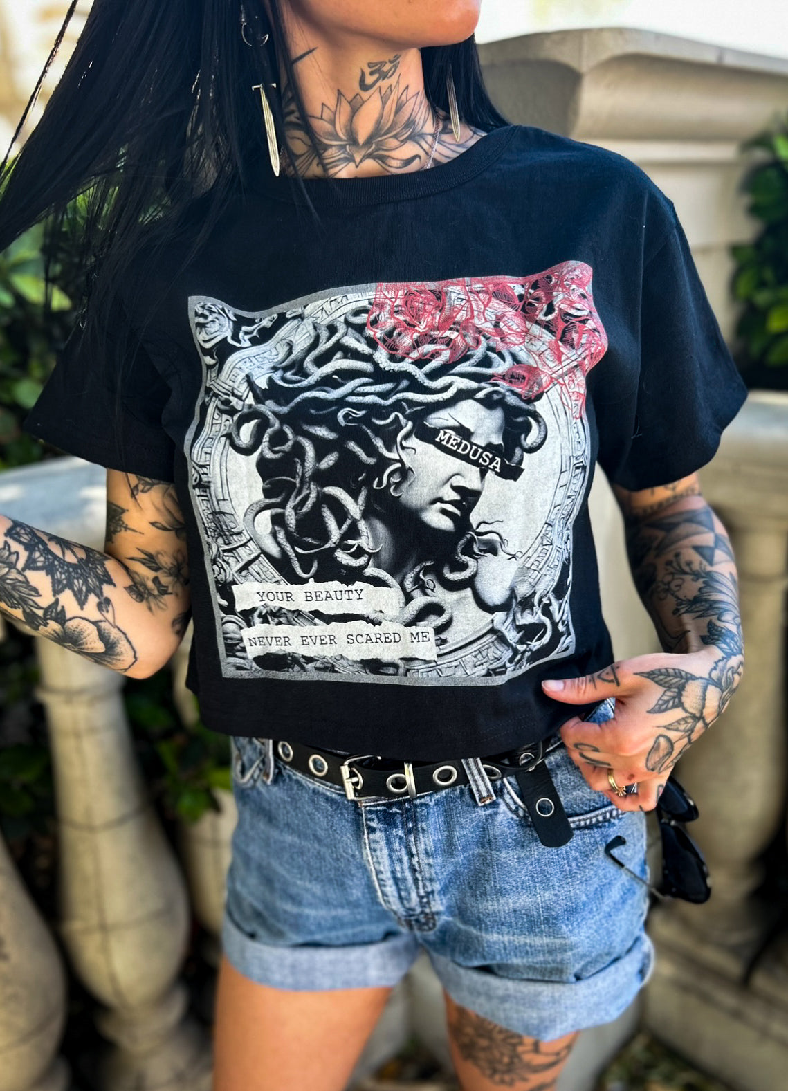 Medusa Boxy Crop Top - Gateway Apparel Co.