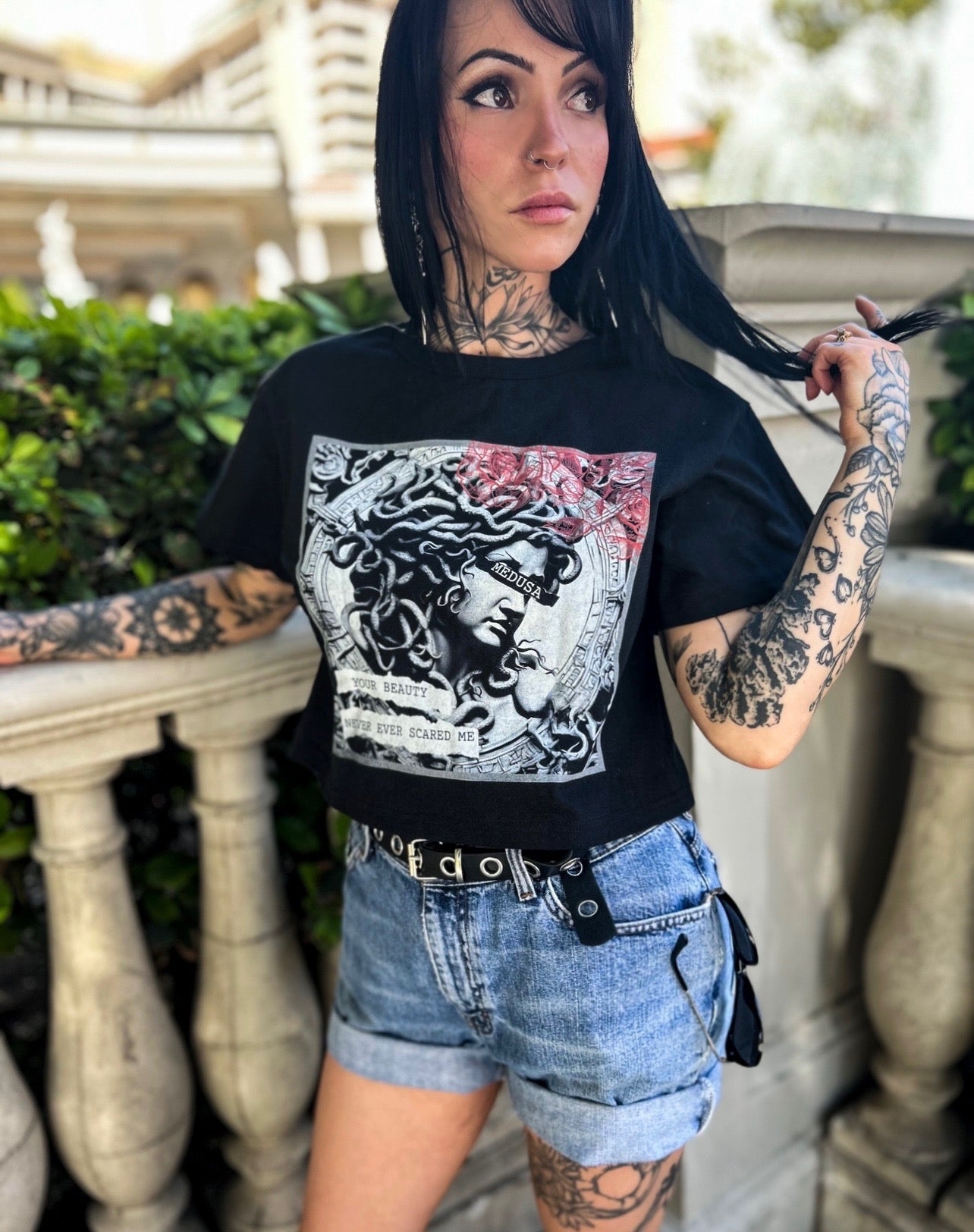 Medusa Boxy Crop Top - Gateway Apparel Co.