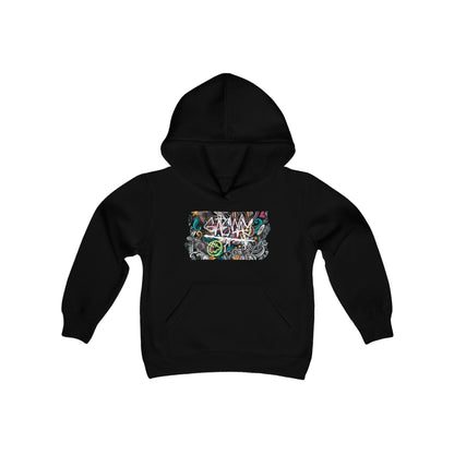 Youth Graffiti Hoodie [ 5 Colors ]