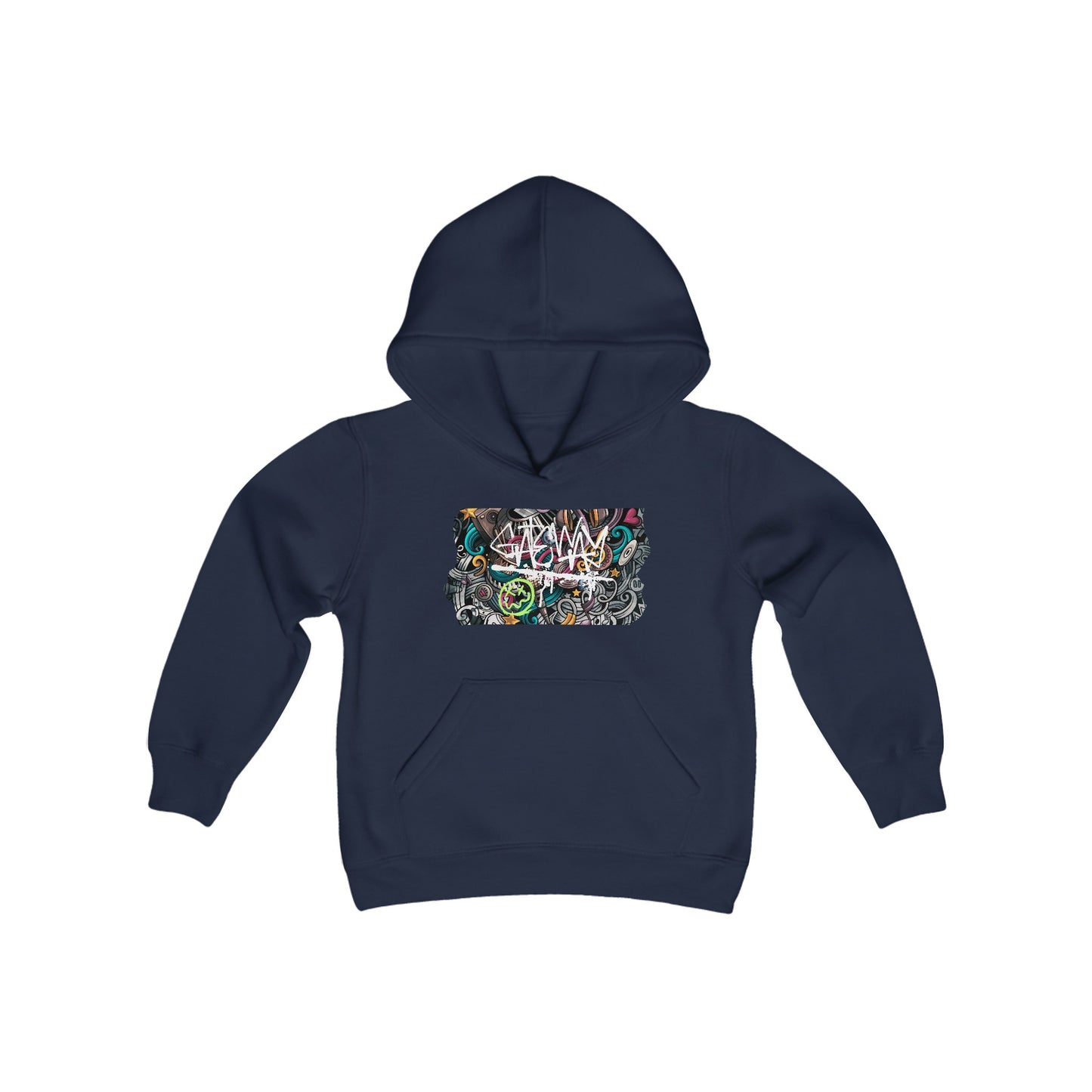 Youth Graffiti Hoodie [ 5 Colors ]