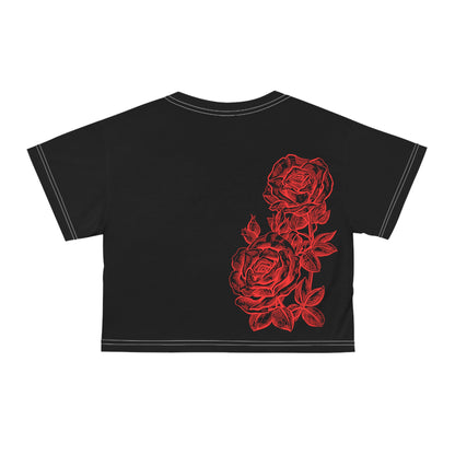 Medusa Rose Crop Tee