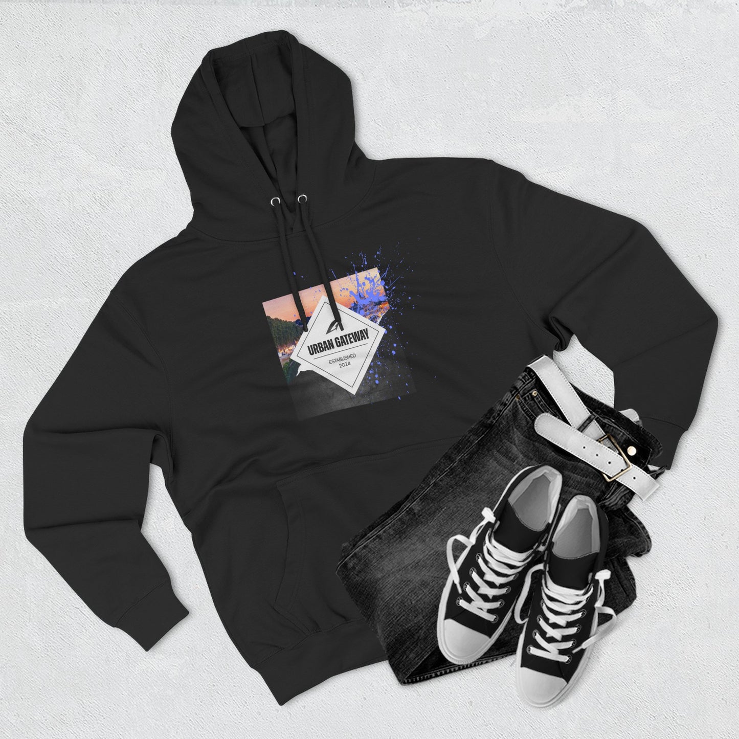 Street-art Fleece Hoodie