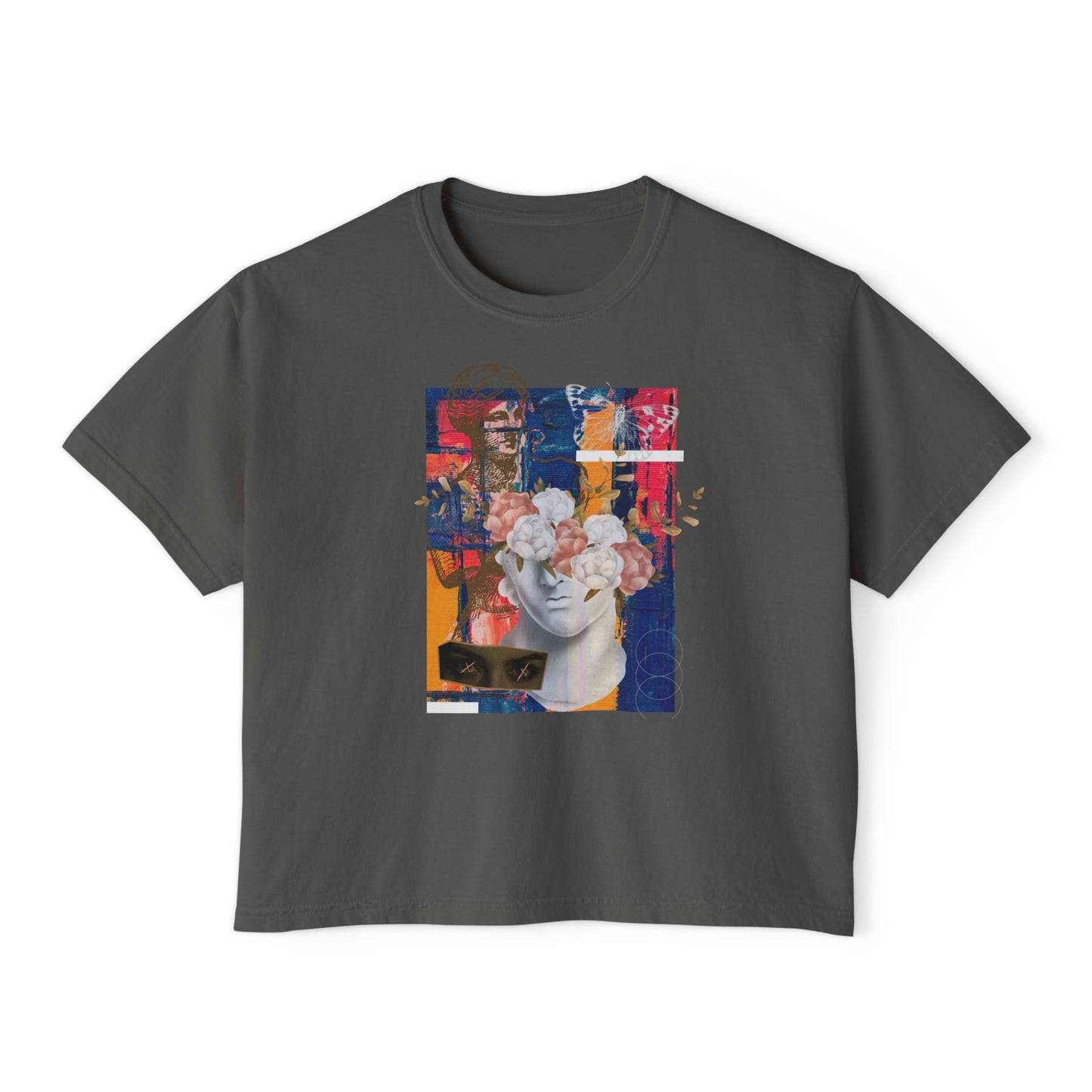 Women's Boxy Art Tee [ 2 Colors ]