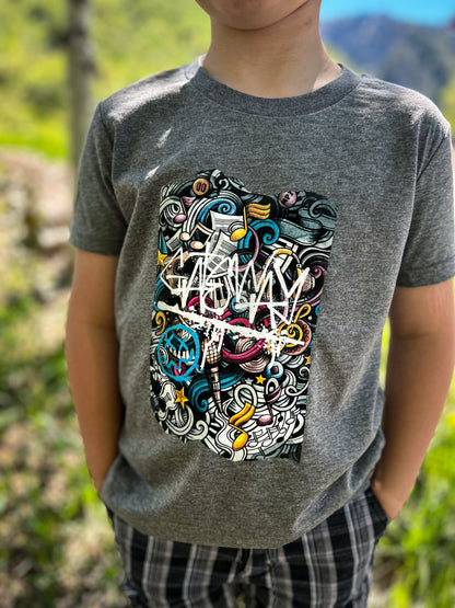 Graffiti Kids Short Sleeve Tee [ 5 Colors ]