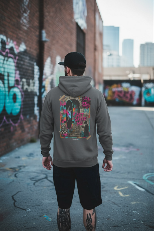 Art Saved Me Hooded Sweatshirt