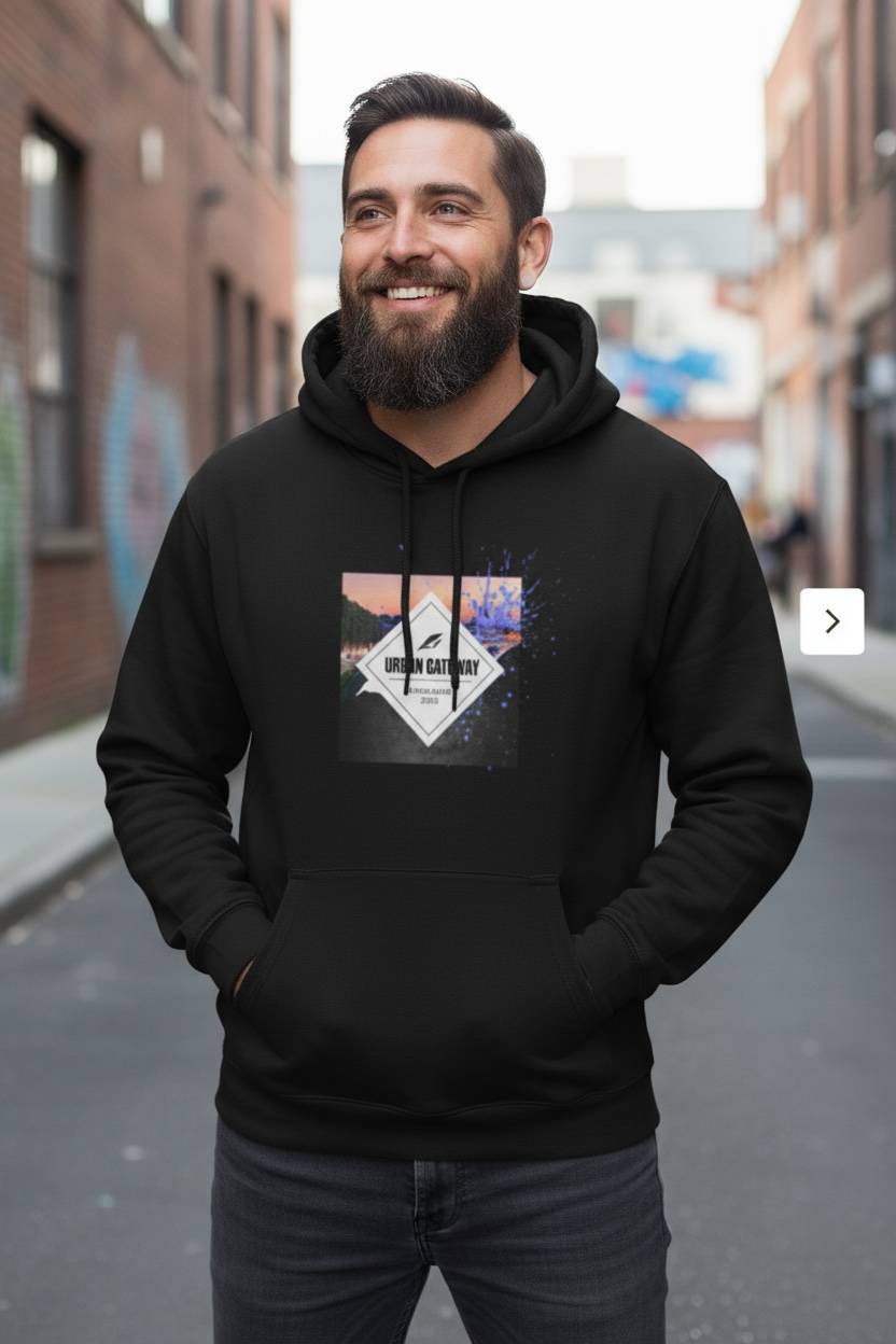 Street-art Fleece Hoodie