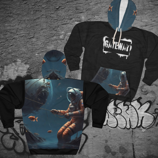 Deep Waters Full Print Hoodie - Gateway Apparel Co.