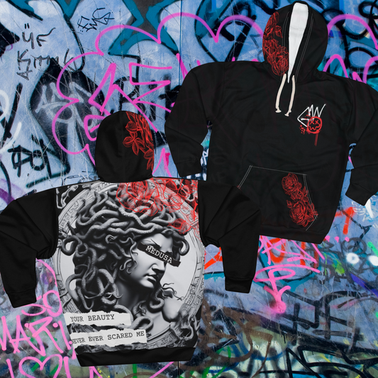 Medusa Full Print Hoodie - Gateway Apparel Co.
