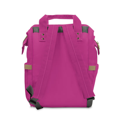 Desert Skull Multifunctional Backpack Hot Pink - Gateway Apparel Co.