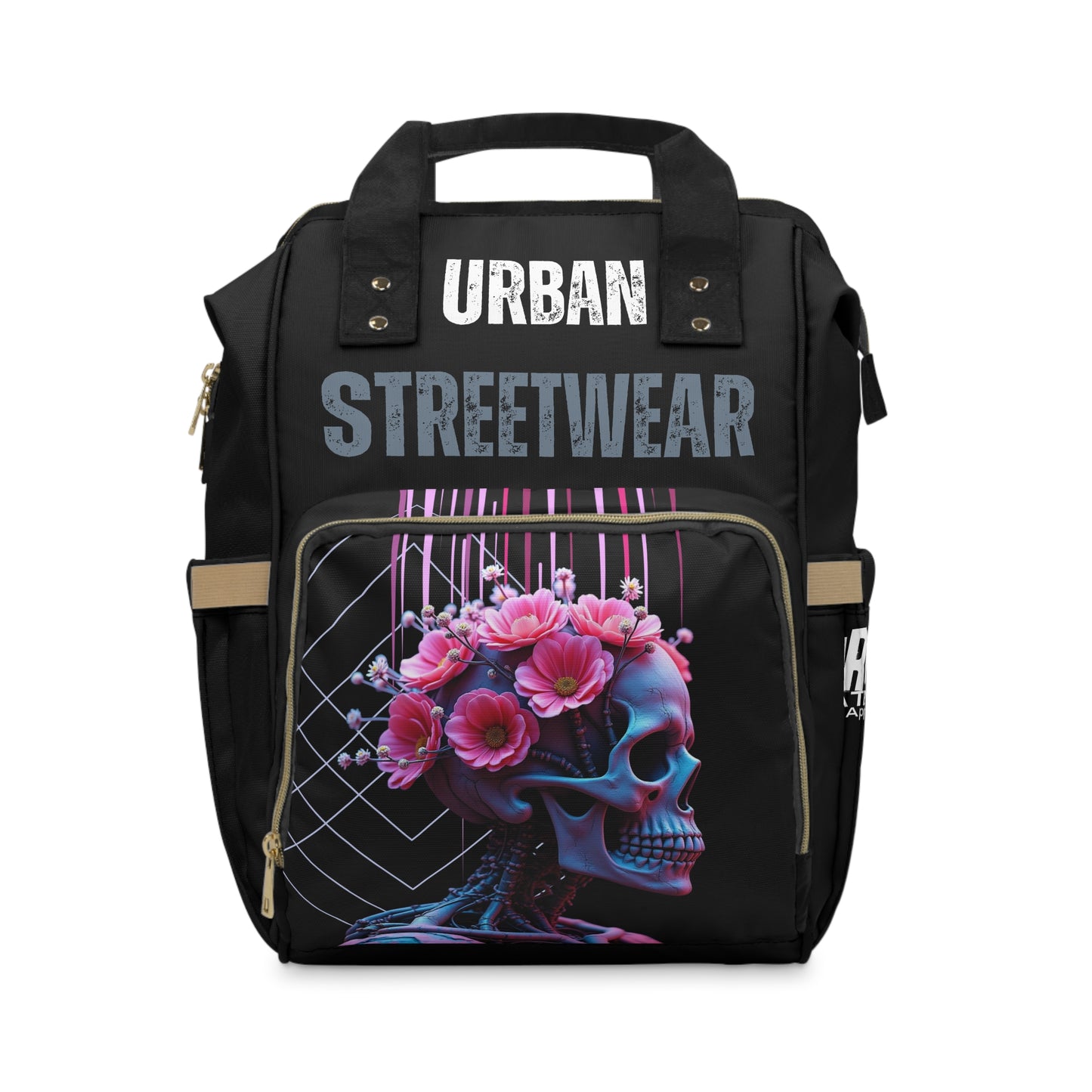 Floral Skull Multifunctional Backpack - Gateway Apparel Co.