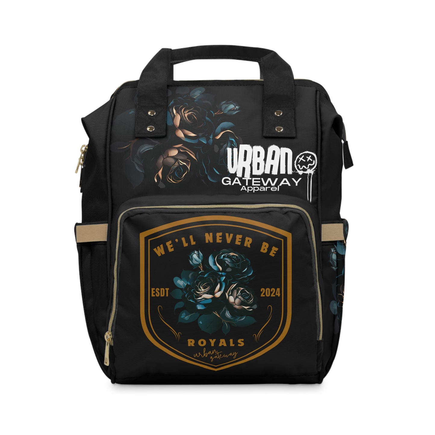 Royals Multifunctional Backpack Black - Gateway Apparel Co.