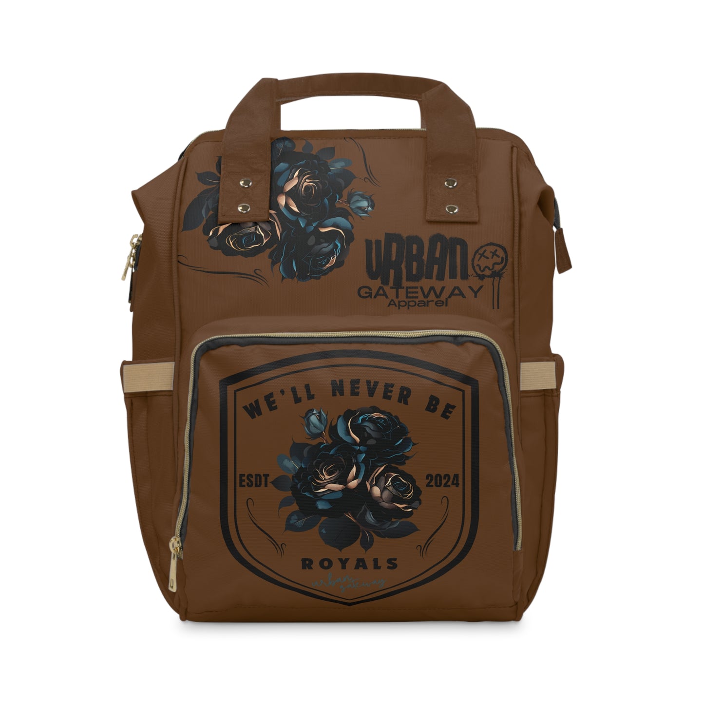 Royals Multifunctional Backpack Brown - Gateway Apparel Co.