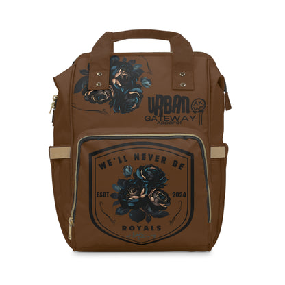 Royals Multifunctional Backpack Brown - Gateway Apparel Co.
