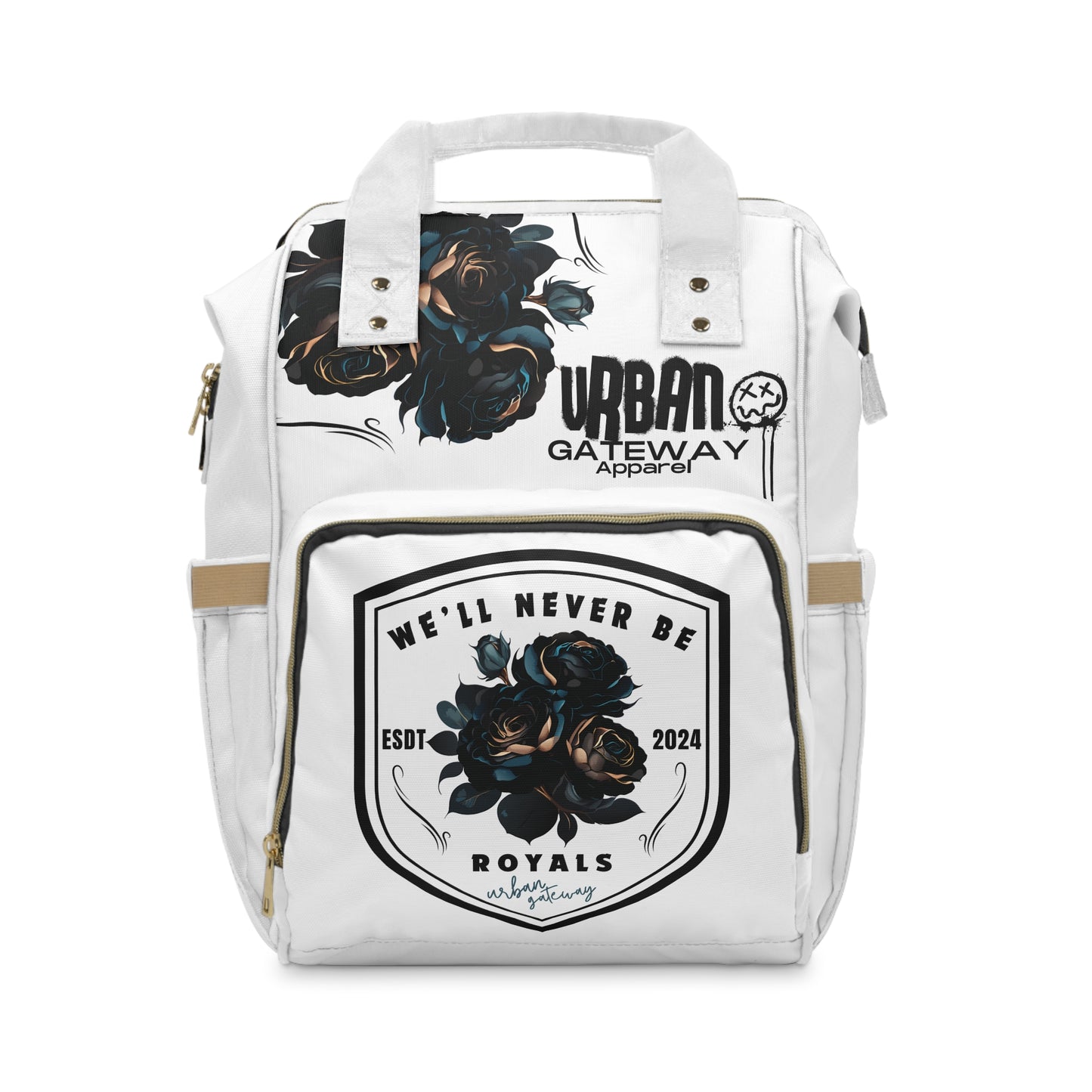 Royals Multifunctional Backpack White - Gateway Apparel Co.