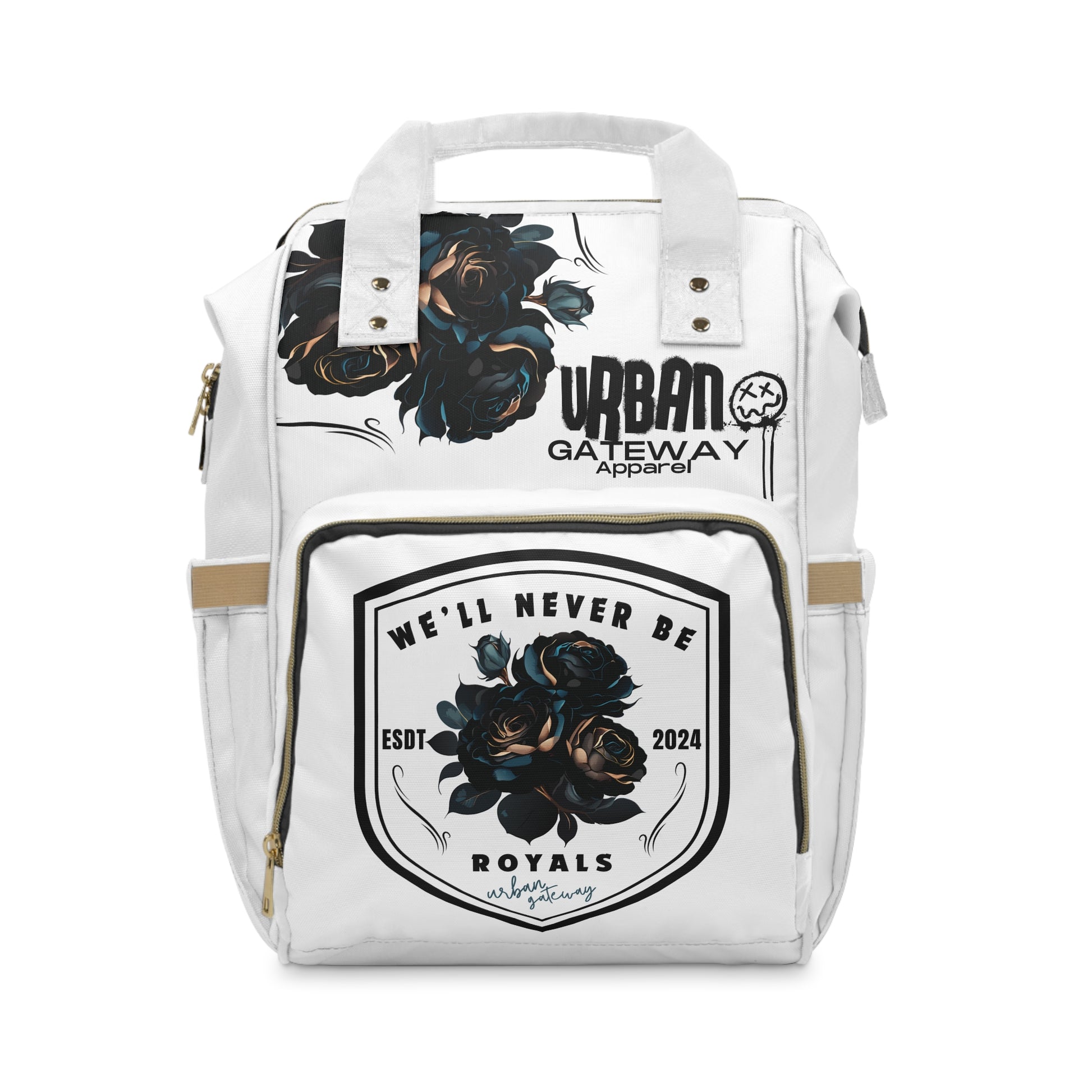 Royals Multifunctional Backpack White - Gateway Apparel Co.