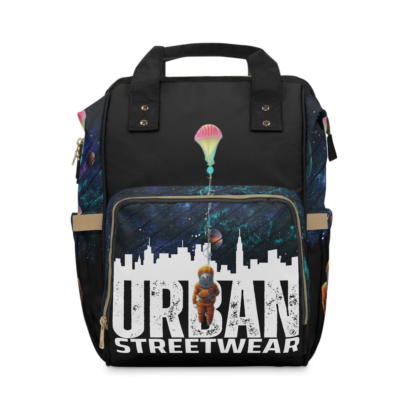 Urban Gateway creative art design “ Strange City” on a bag / backpack