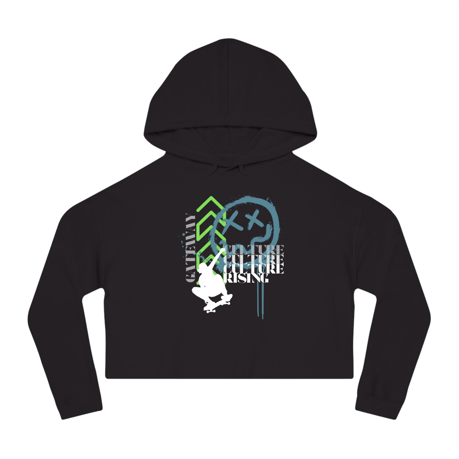 Culture Rising Cropped Hooded Sweatshirt - Gateway Apparel Co.