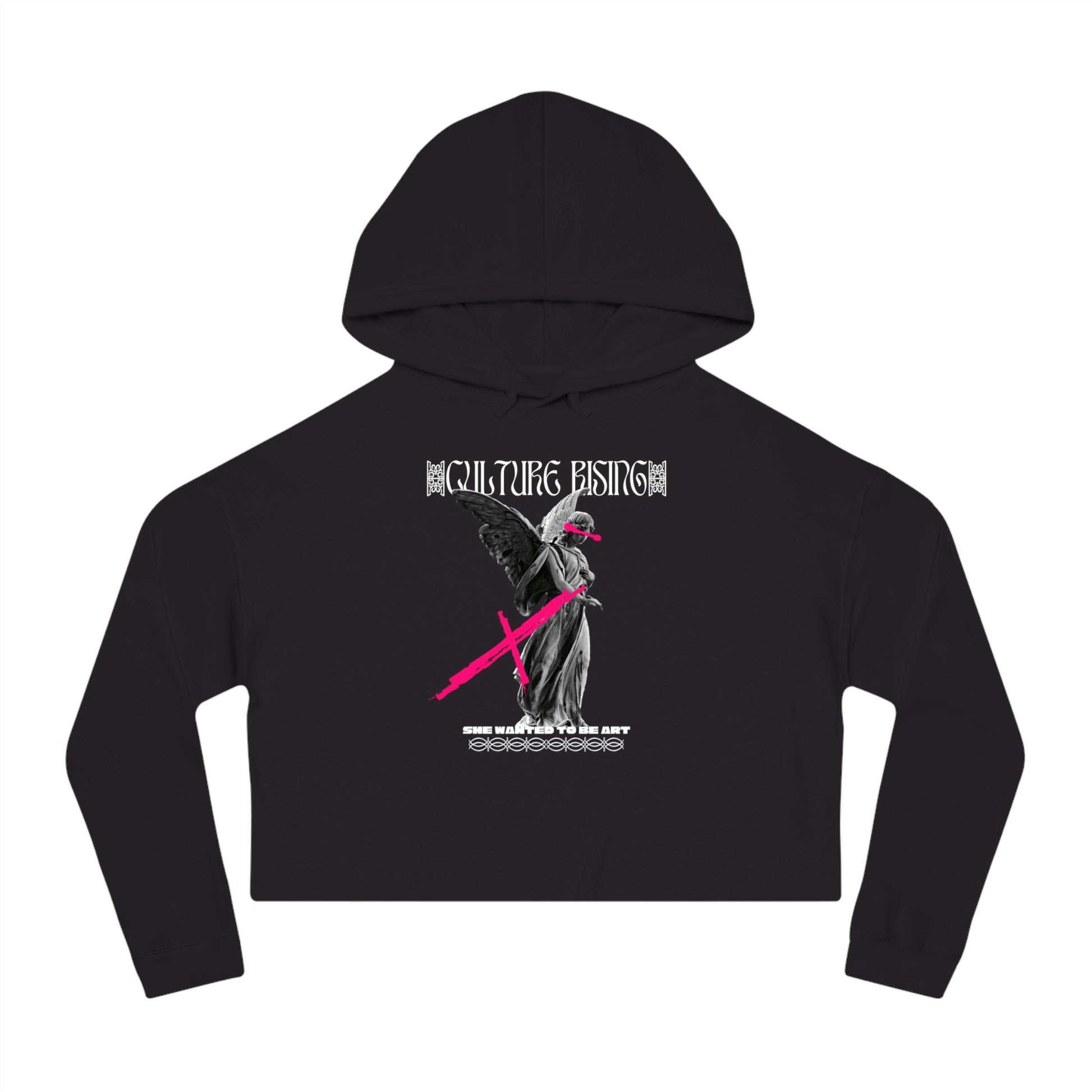 She Wanted To Be Art Cropped Hood* - Gateway Apparel Co.