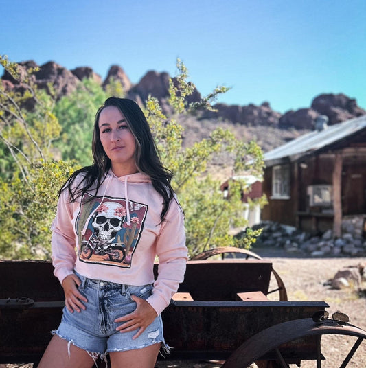 Desert Biker Cropped Hoodie [5 Colors] - Gateway Apparel Co.