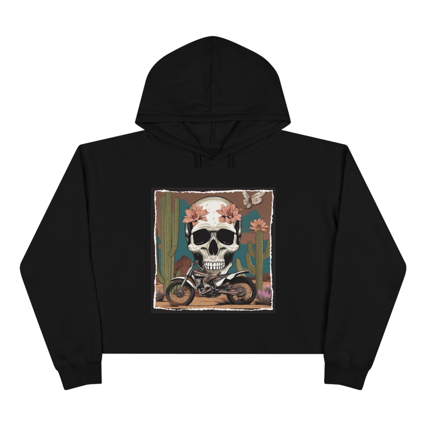 Desert Biker Cropped Hoodie [5 Colors] - Gateway Apparel Co.