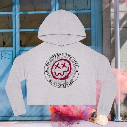 Women’s Cropped Hooded Sweatshirt [ 5 colors ] - Gateway Apparel Co.