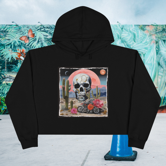 Desert Flower Cropped Hood [ 4 Colors ] - Gateway Apparel Co.