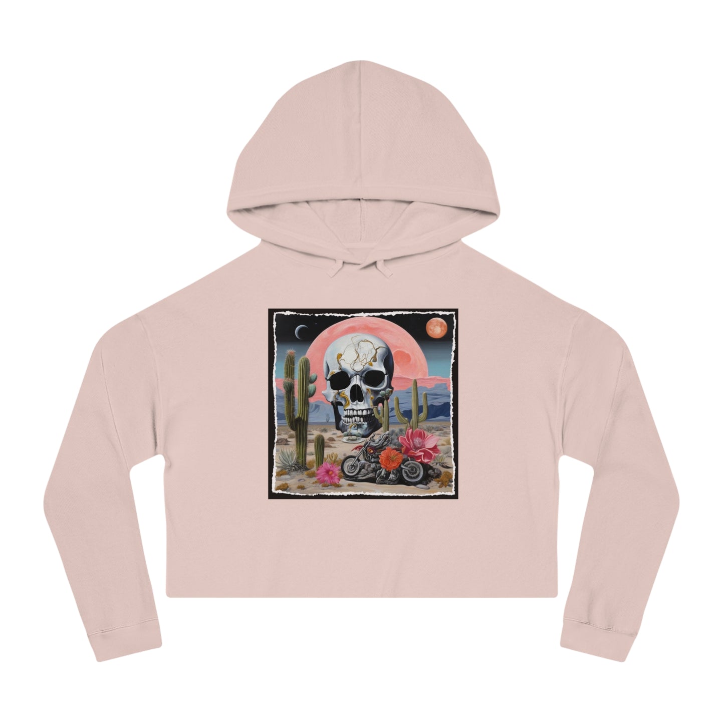 Desert Flower Cropped Hood [ 4 Colors ] - Gateway Apparel Co.