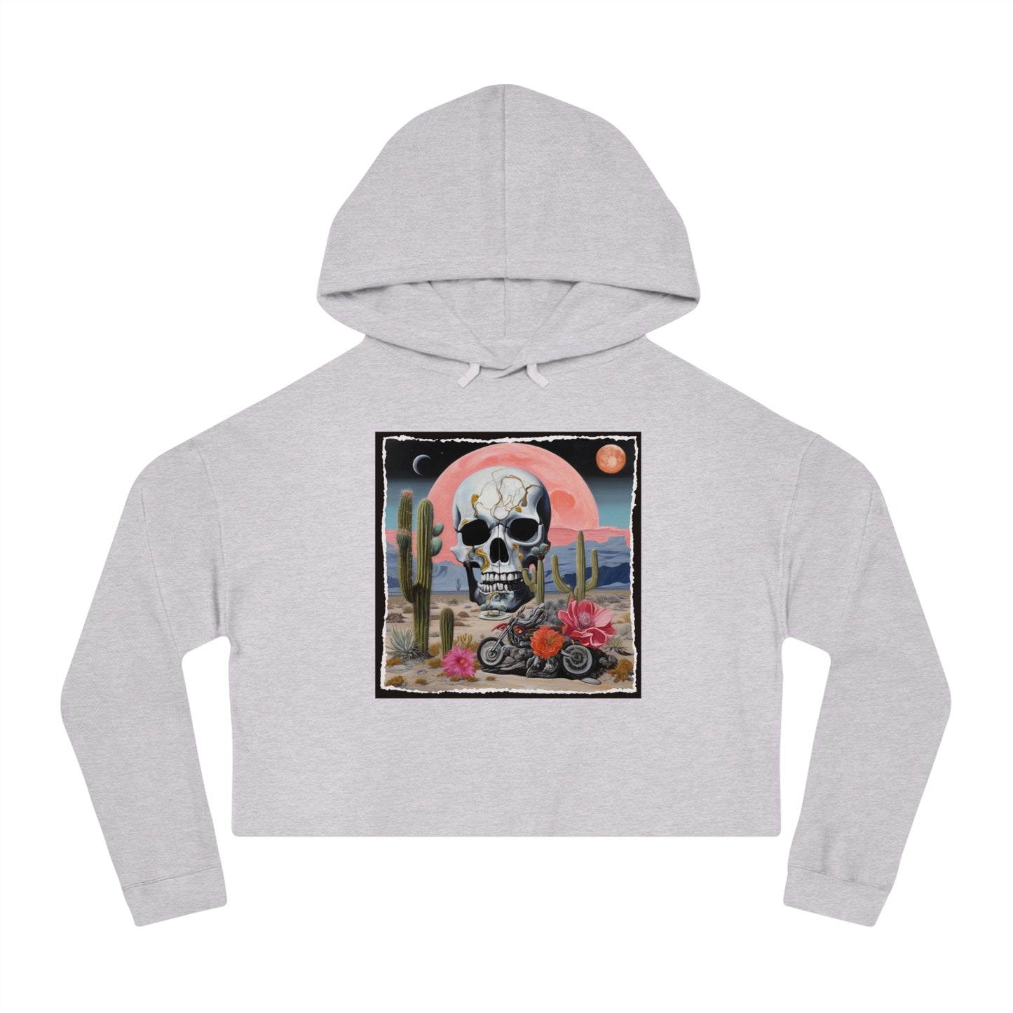 Desert Flower Cropped Hood [ 4 Colors ] - Gateway Apparel Co.