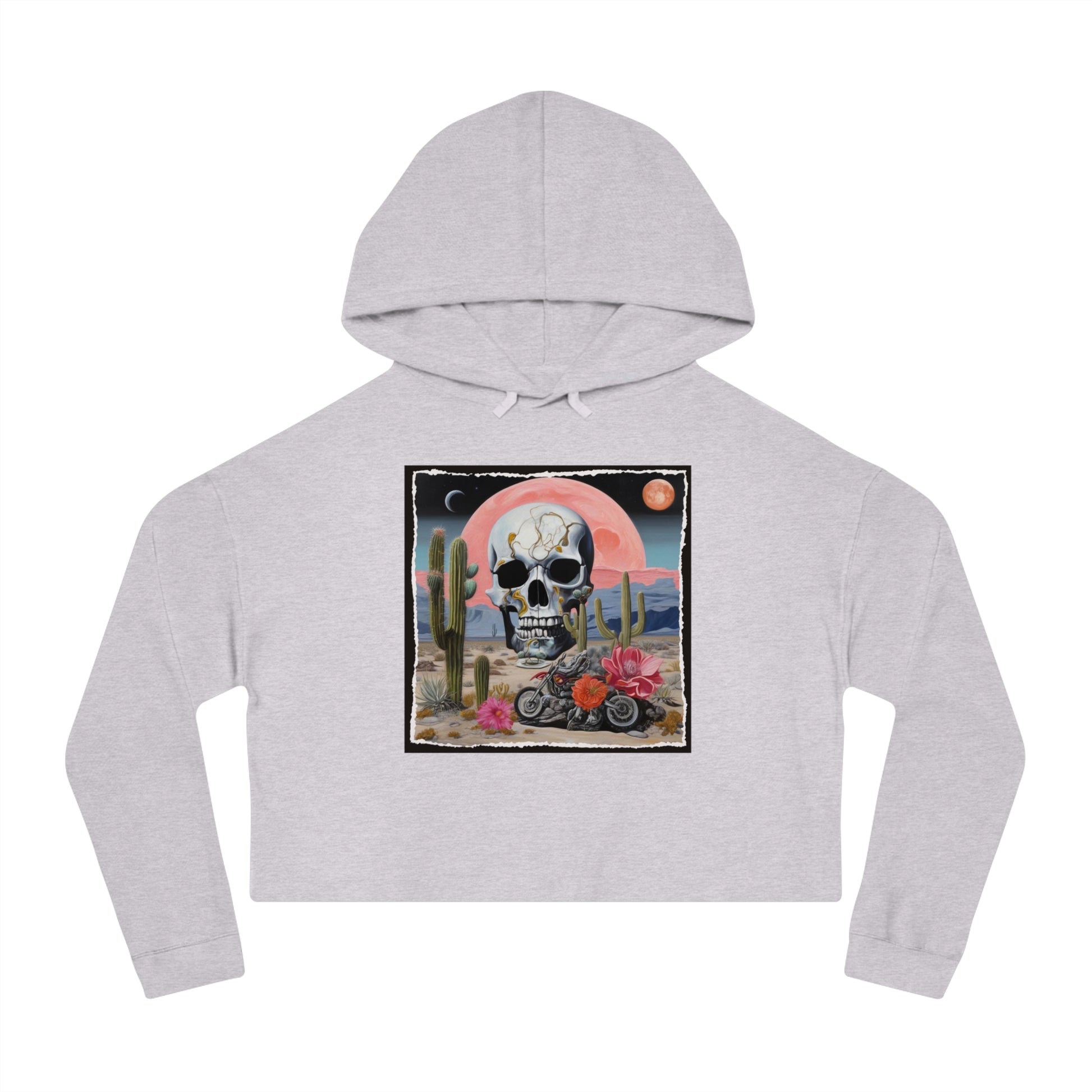 Desert Flower Cropped Hood [ 4 Colors ] - Gateway Apparel Co.
