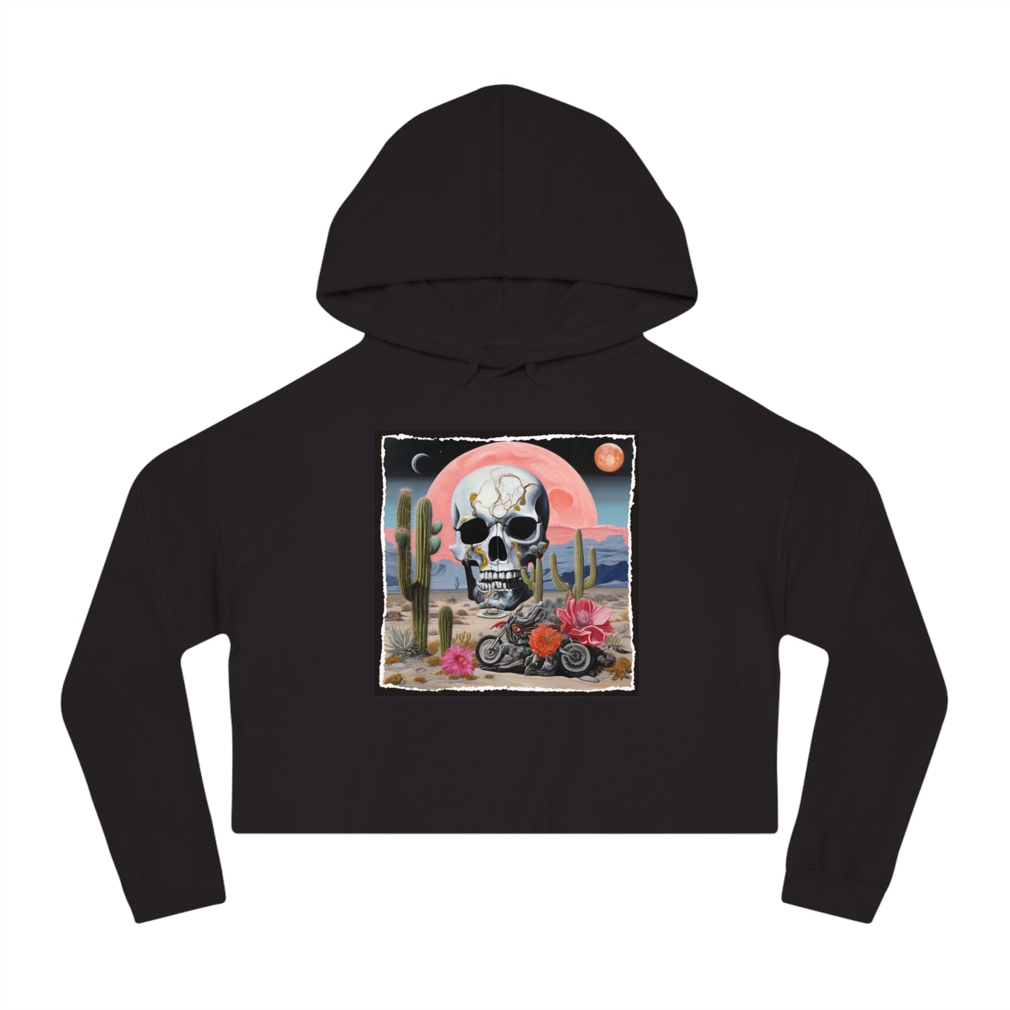 Desert Flower Cropped Hood [ 4 Colors ] - Gateway Apparel Co.