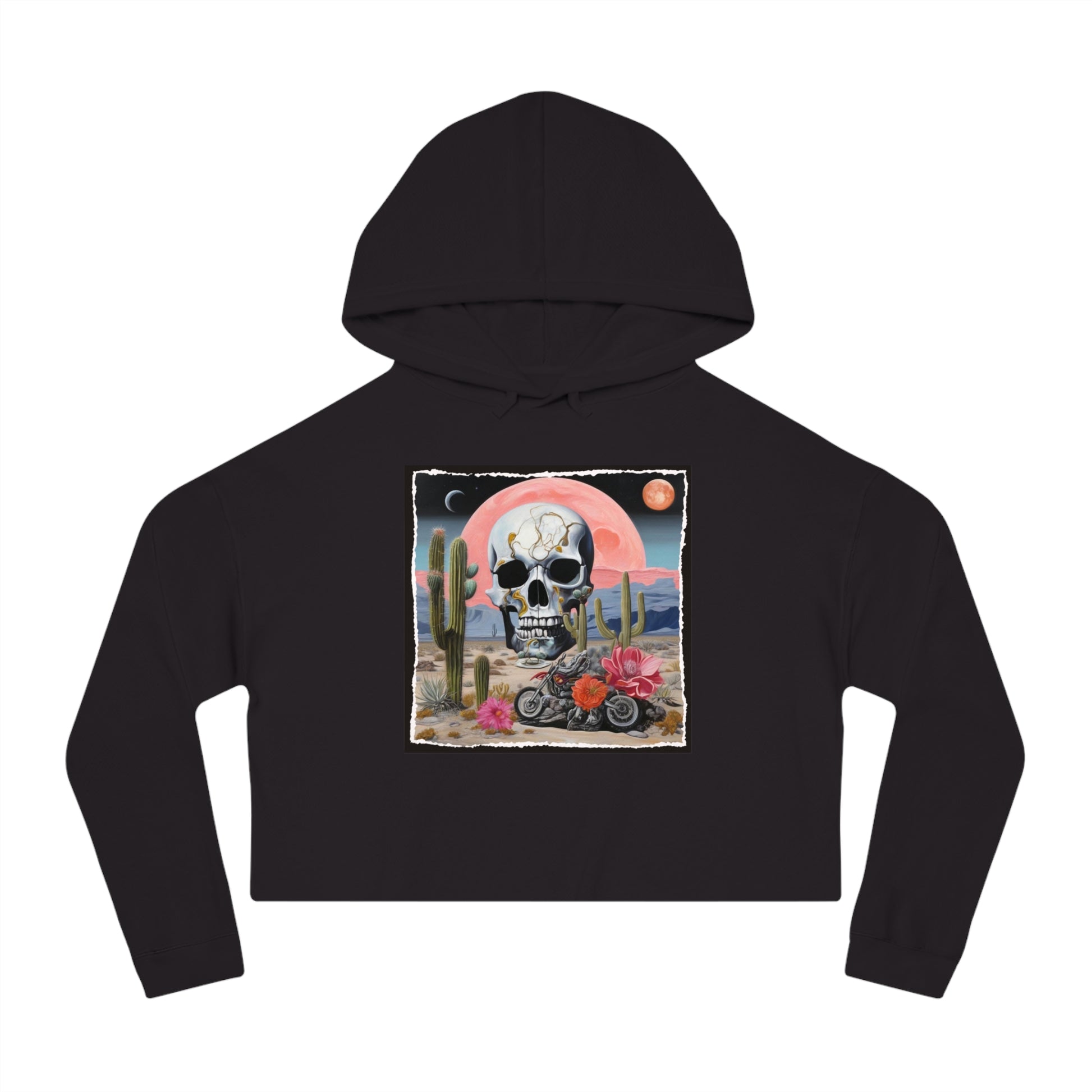 Desert Flower Cropped Hood [ 4 Colors ] - Gateway Apparel Co.