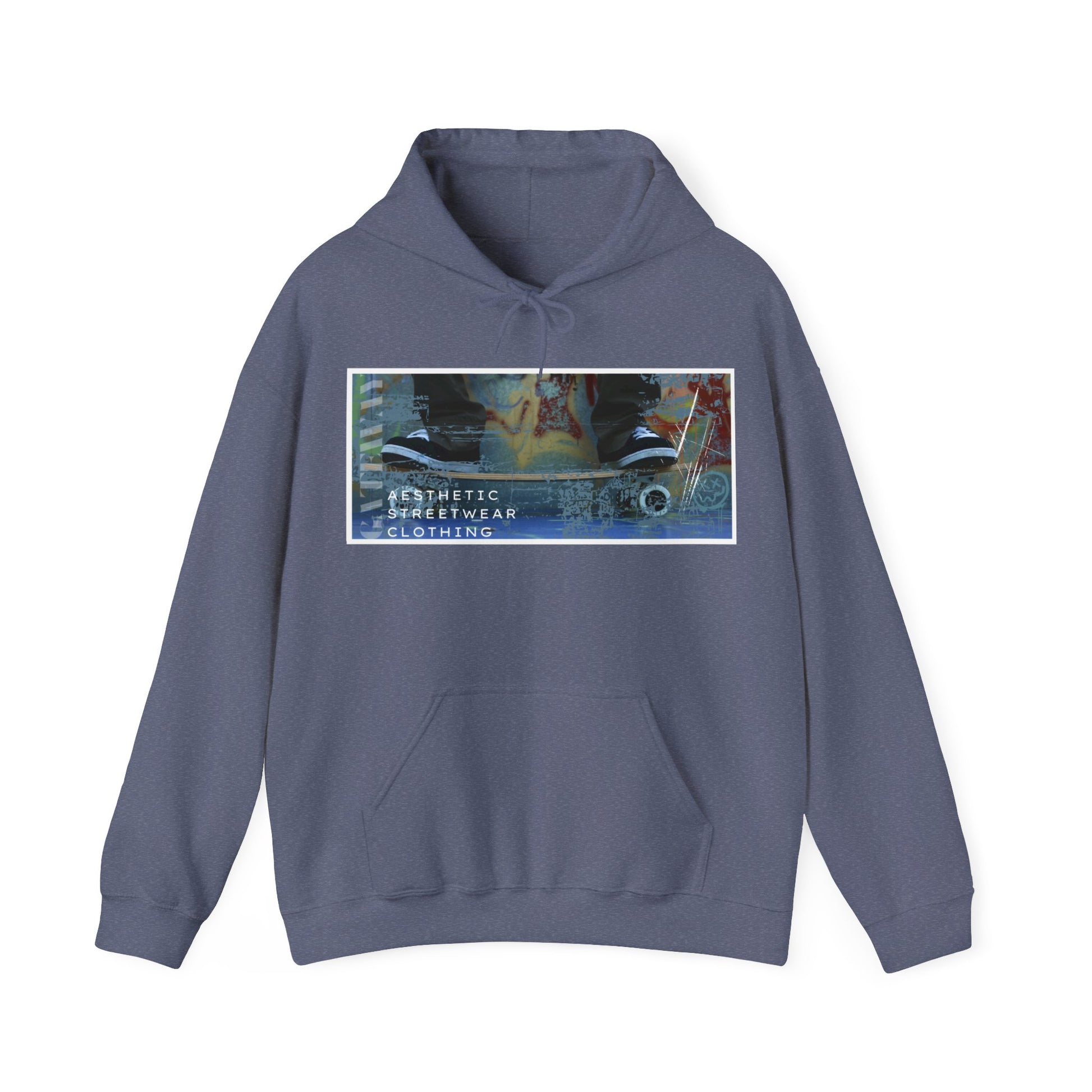 Street Aesthetic Hooded Sweatshirt [ 3 Colors ] - Gateway Apparel Co.