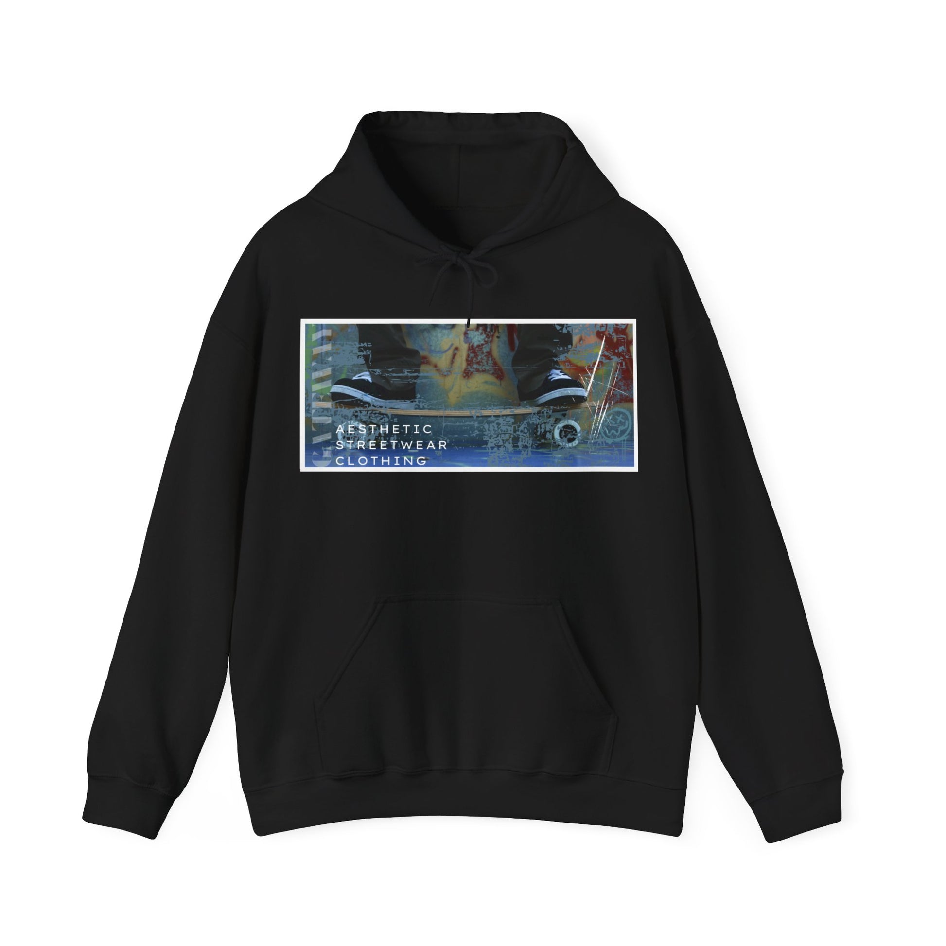 Street Aesthetic Hooded Sweatshirt [ 3 Colors ] - Gateway Apparel Co.