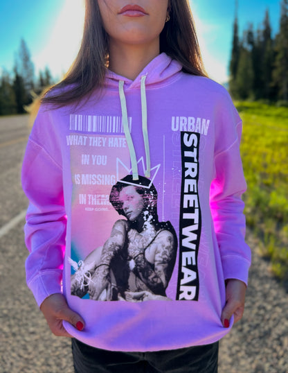 Missing in Them Lightweight Hood - Gateway Apparel Co.