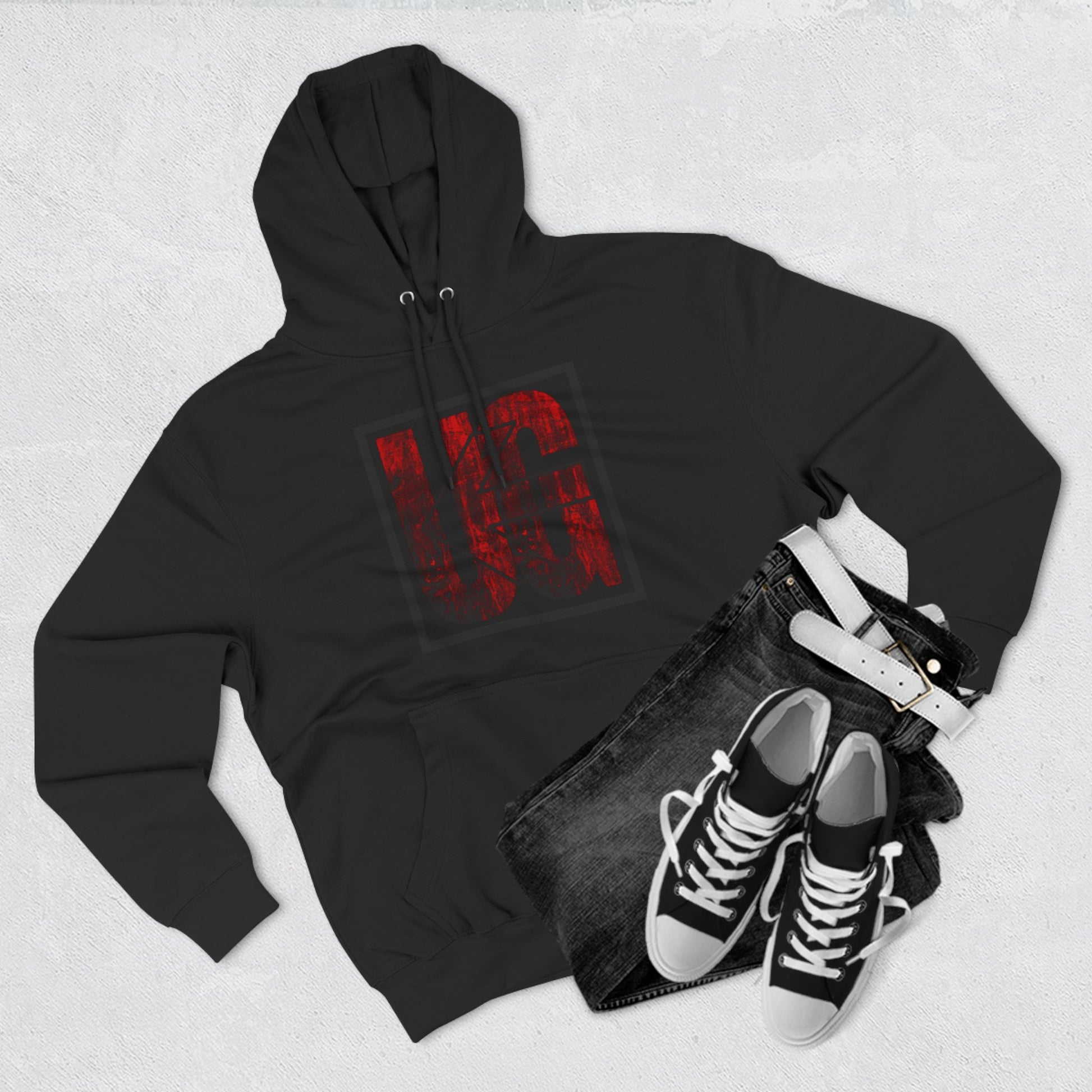 UG Fleece Hoodie- Grunge Red - Gateway Apparel Co.