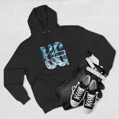 UG Fleece Hoodie- Waves 3 Colors - Gateway Apparel Co.