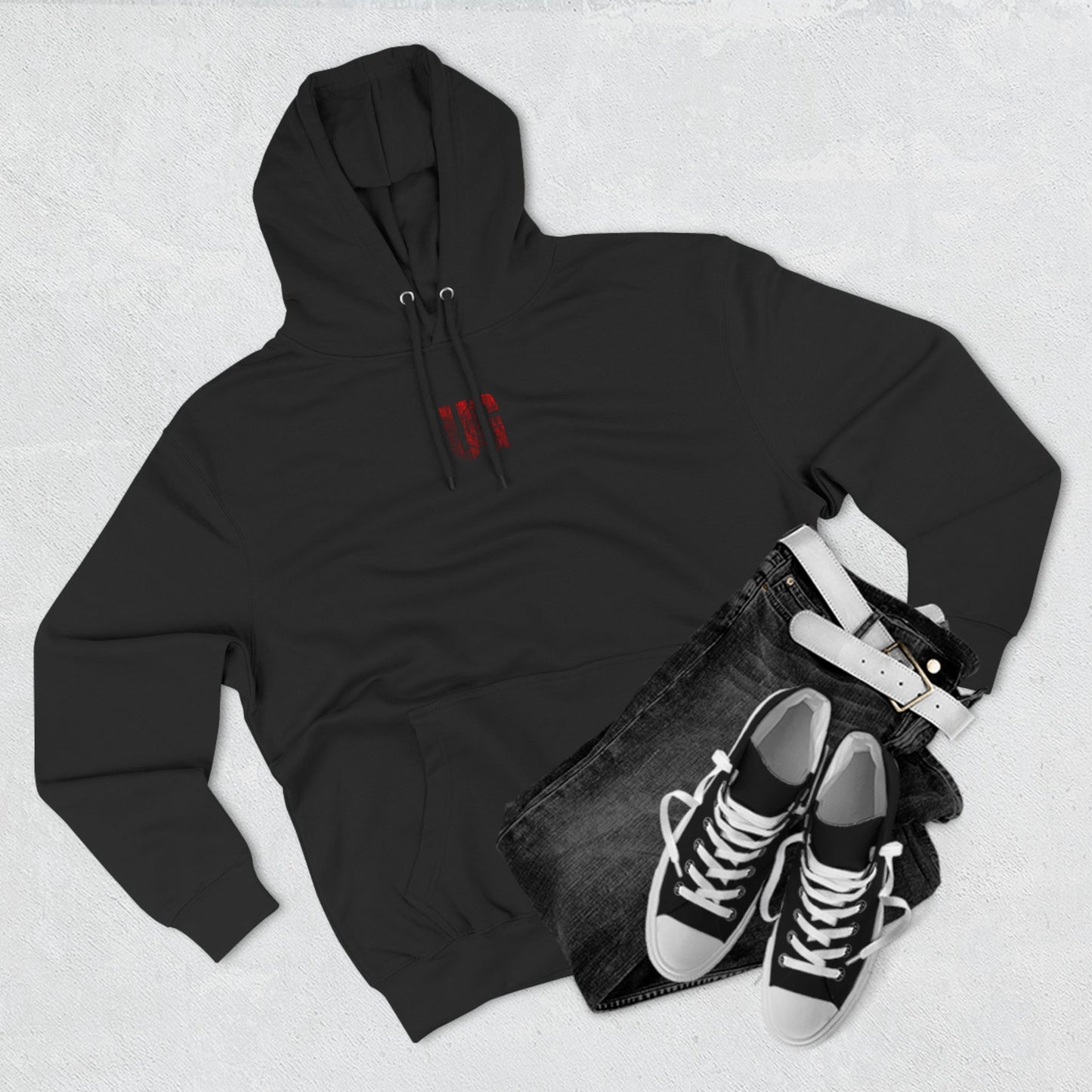 UG Urban Blood Red Fleece Hoodie - Gateway Apparel Co.