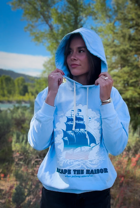 Escape The Harbor Lightweight Hood [3 colors] - Gateway Apparel Co.