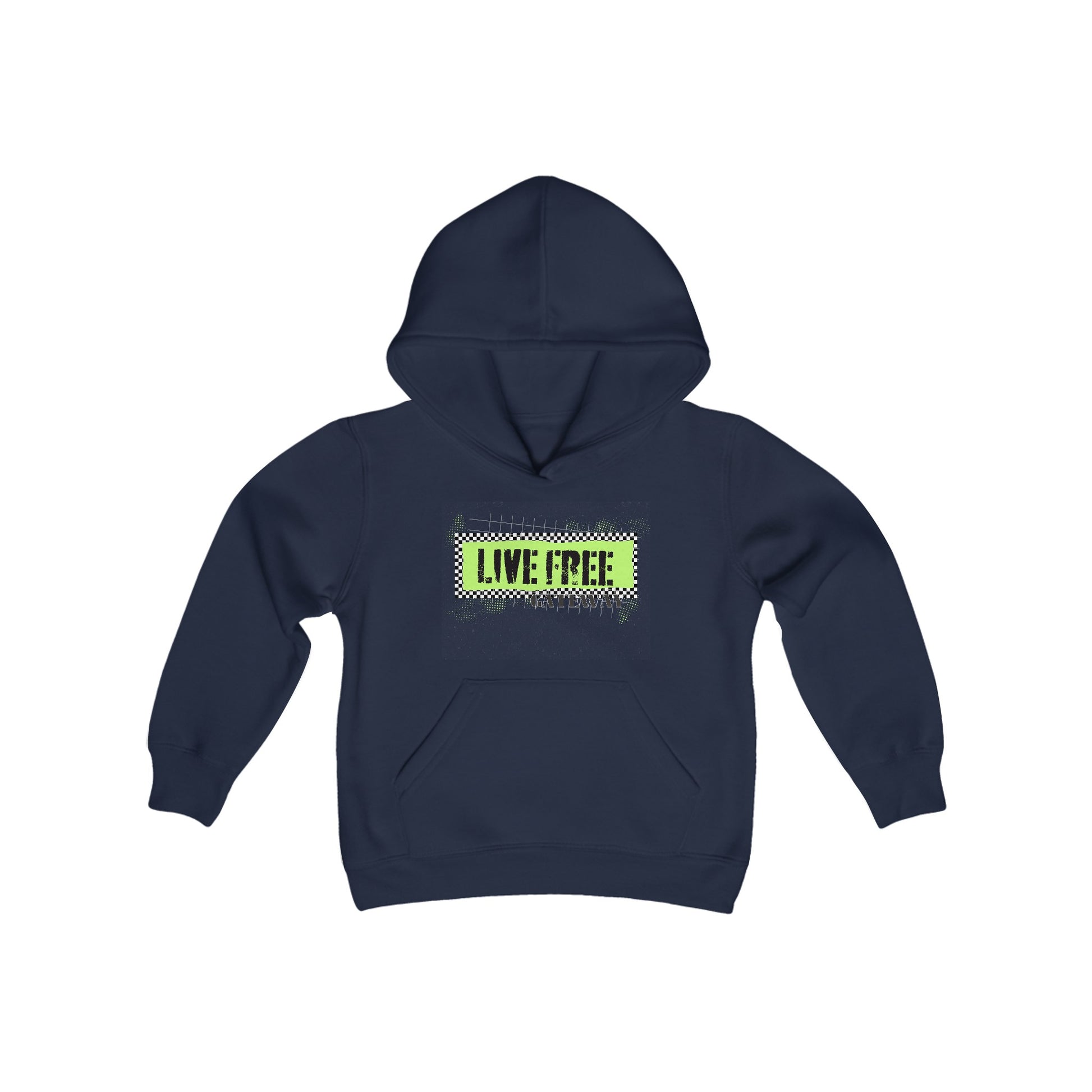 Youth Live Free Hoodie [ 4 Colors ] - Gateway Apparel Co.