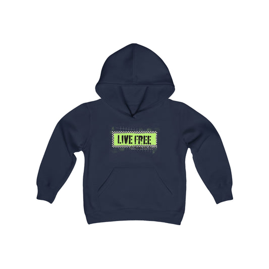 Youth Live Free Hoodie [ 4 Colors ] - Gateway Apparel Co.