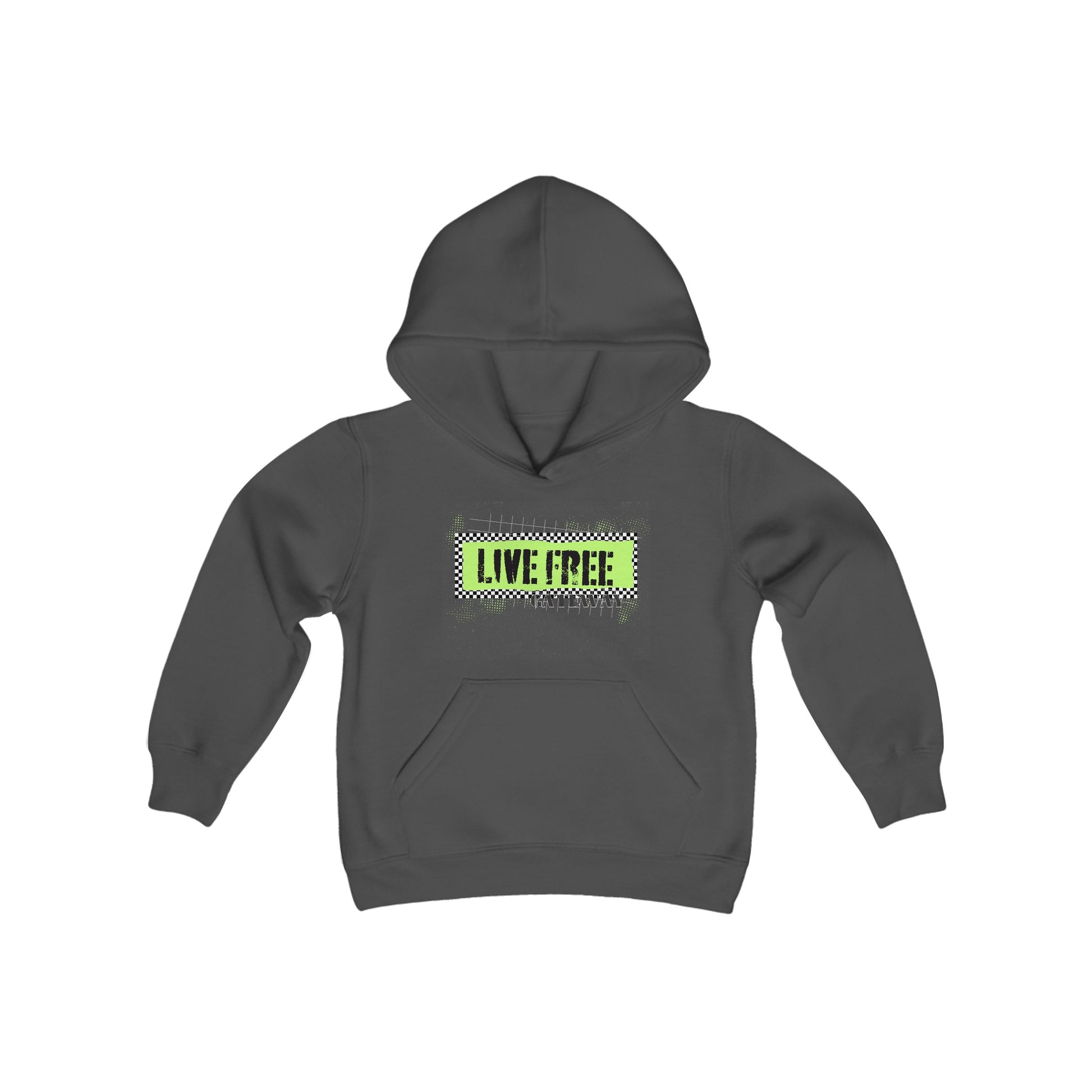 Youth Live Free Hoodie [ 4 Colors ] - Gateway Apparel Co.