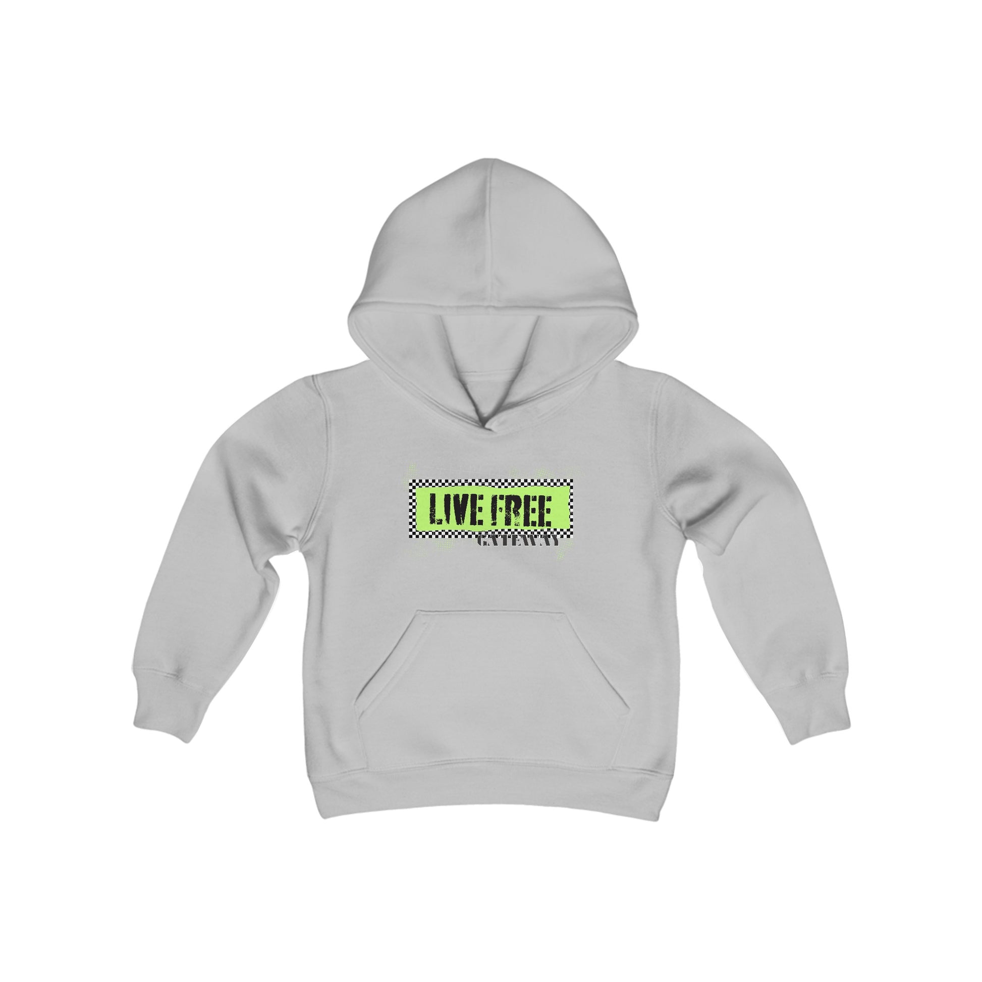 Youth Live Free Hoodie [ 4 Colors ] - Gateway Apparel Co.