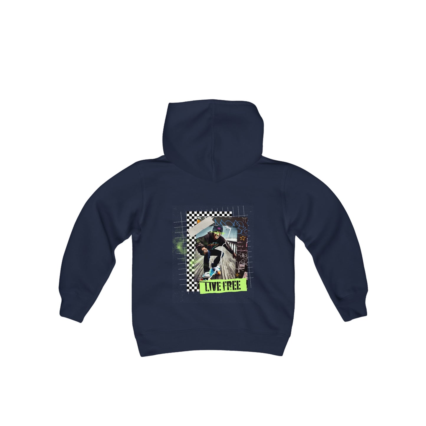Youth Live Free Hoodie [ 4 Colors ] - Gateway Apparel Co.