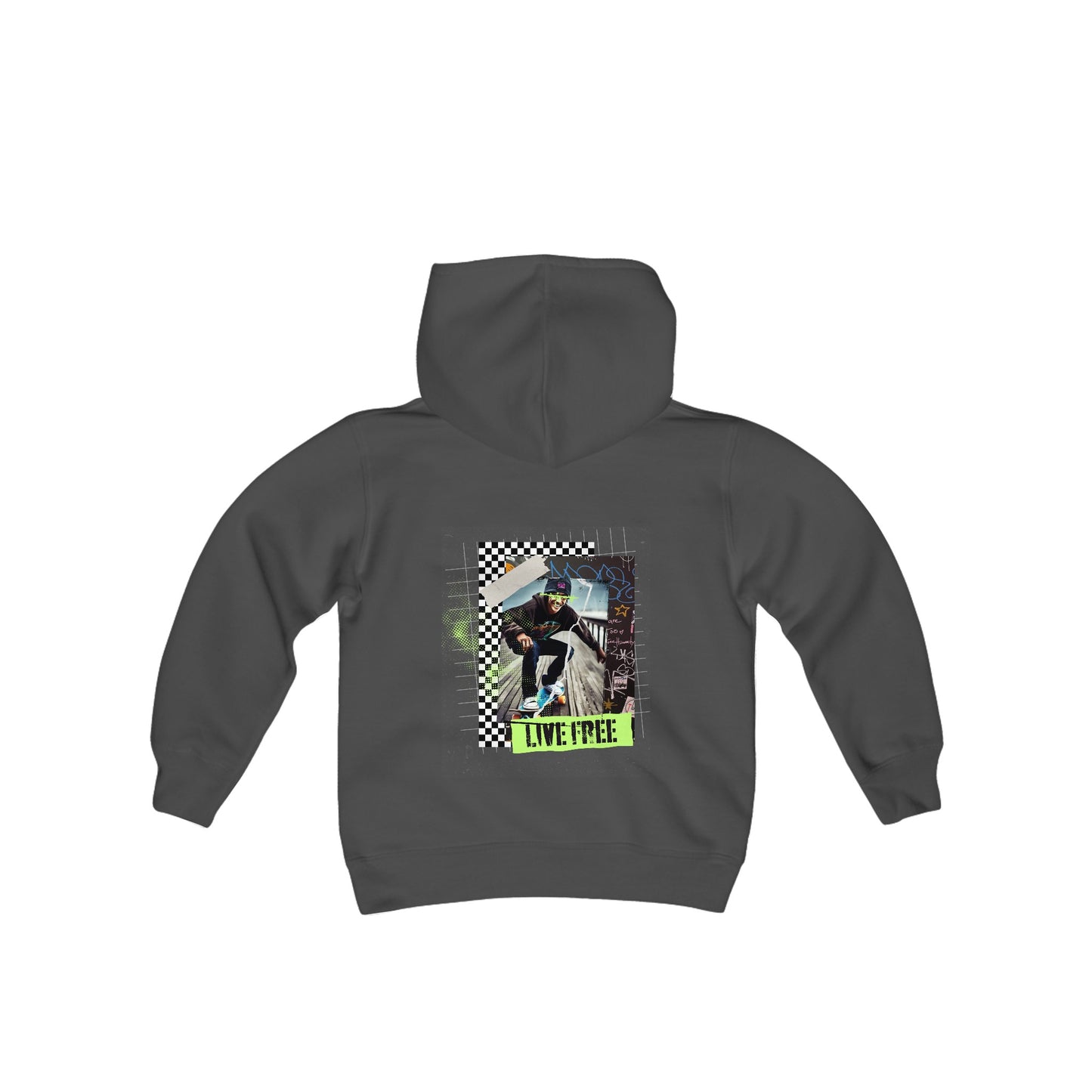 Youth Live Free Hoodie [ 4 Colors ] - Gateway Apparel Co.