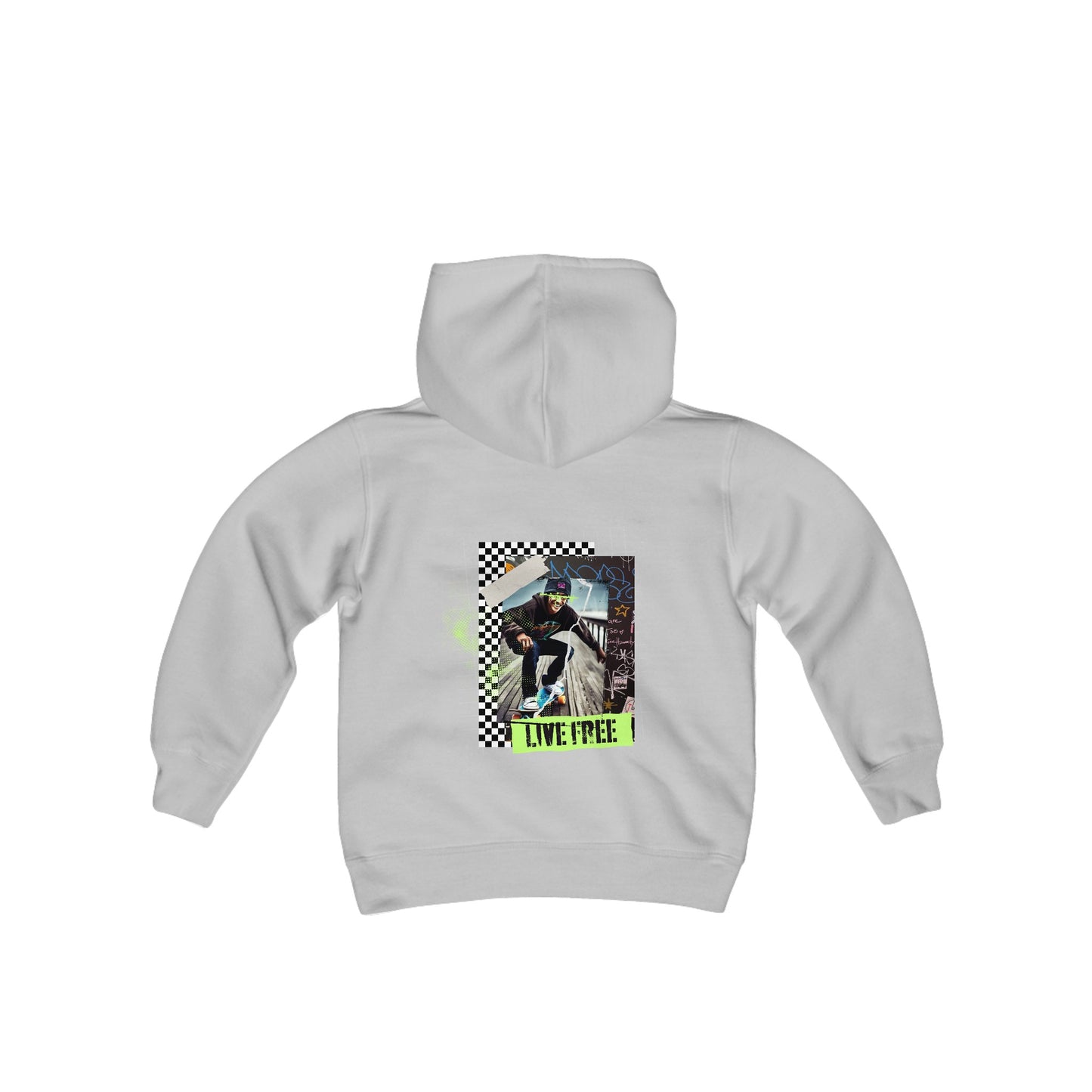 Youth Live Free Hoodie [ 4 Colors ] - Gateway Apparel Co.